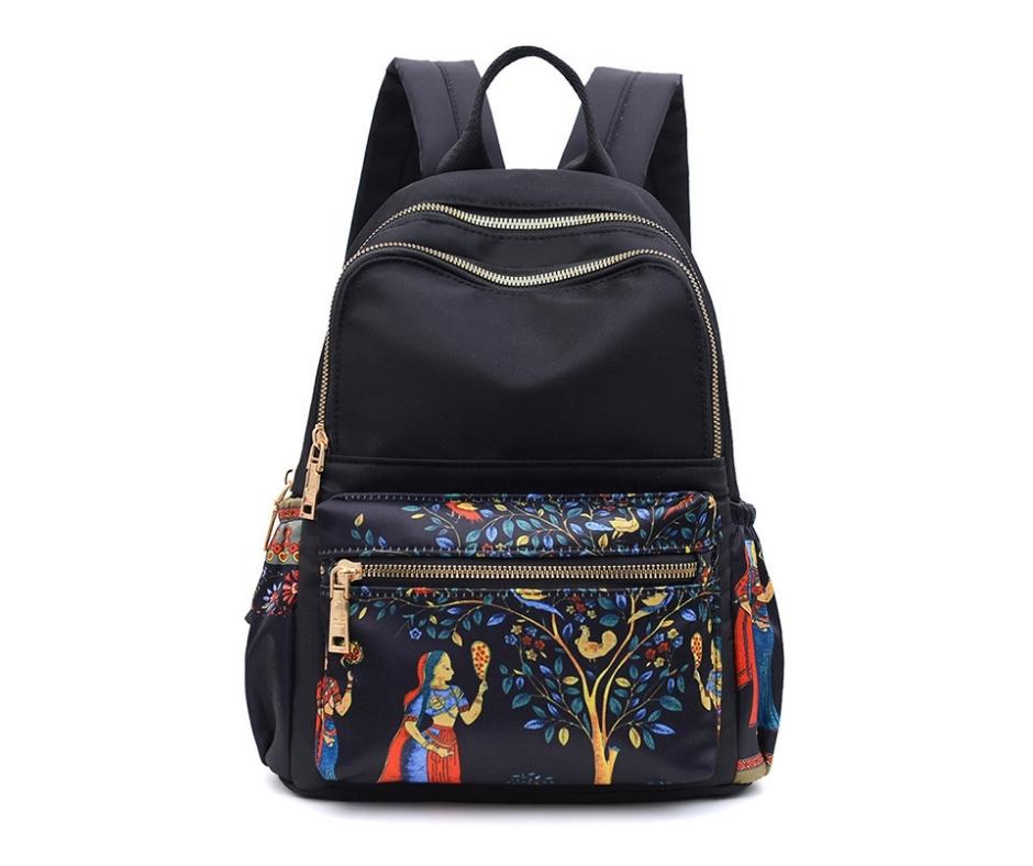 Printed backpack. Travel Bag pack for ladies/ Office Bag Pack for