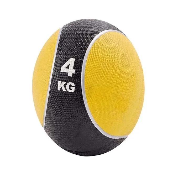 Medicine Ball 4 kg Orange and Black. Outdoor Game/Game Tools/Game