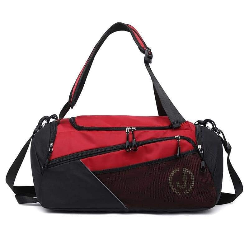 Gym Bag Red & Black. zDrop