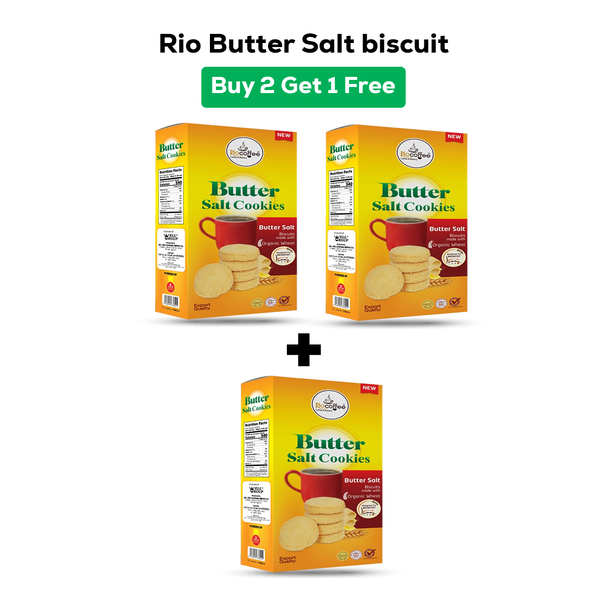 Buy 2 Get 1 Free Rio Butter Salt Cookies zDrop