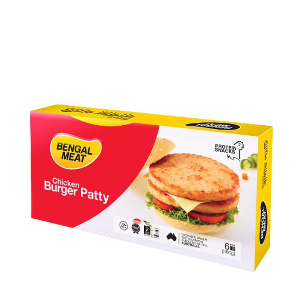 Chicken Burger Patty 360 gm ( 6 pieces) zDrop