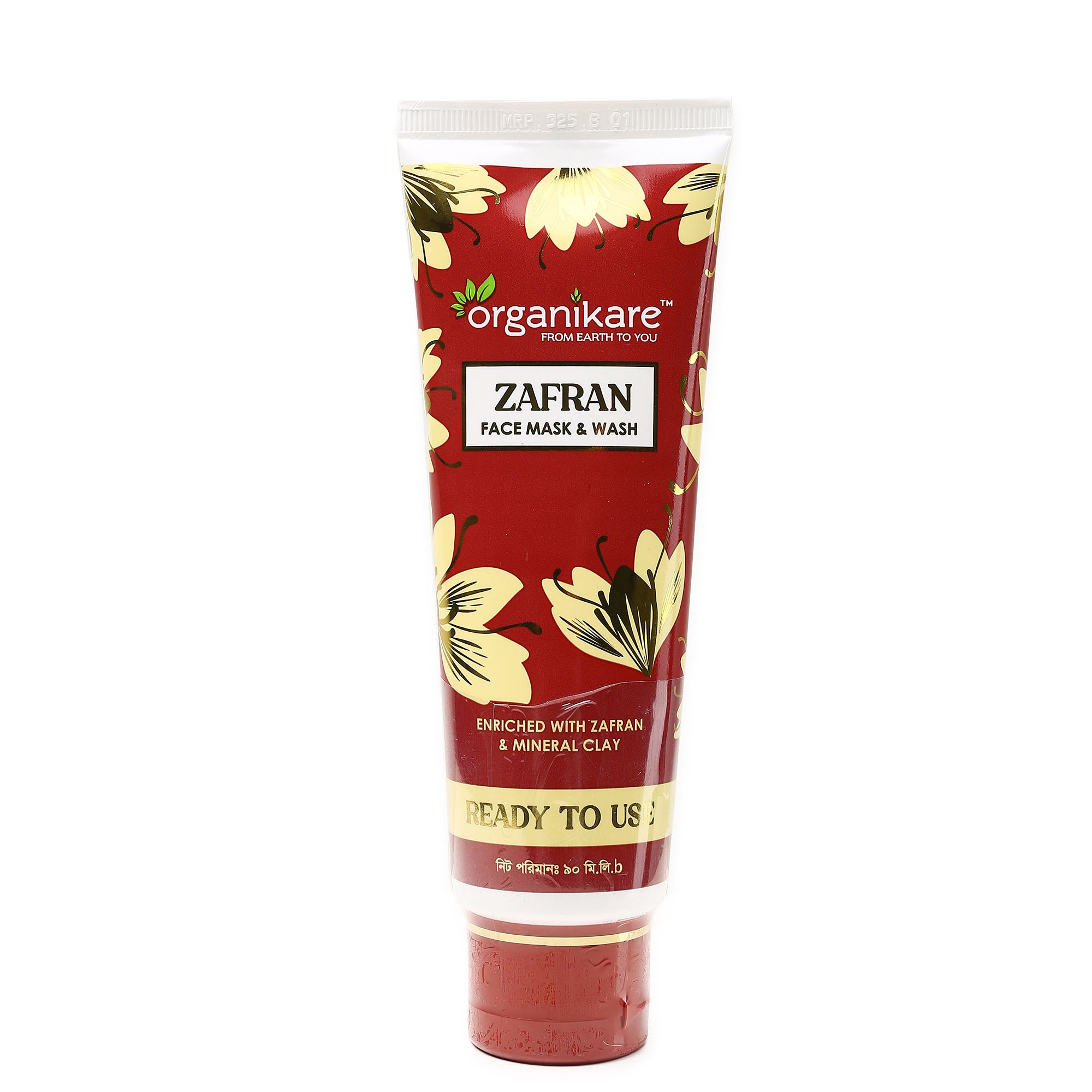 Organikare Zafran Face Mask & Wash 90 ml zDrop